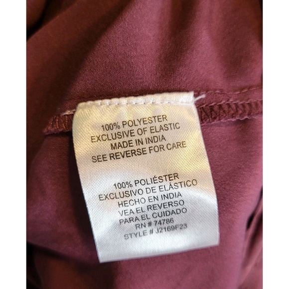 Patrons Of Peace Plum Purple Coquette Milkmaid Sleeveless Chiffon Maxi Dress L - Picture 7 of 8